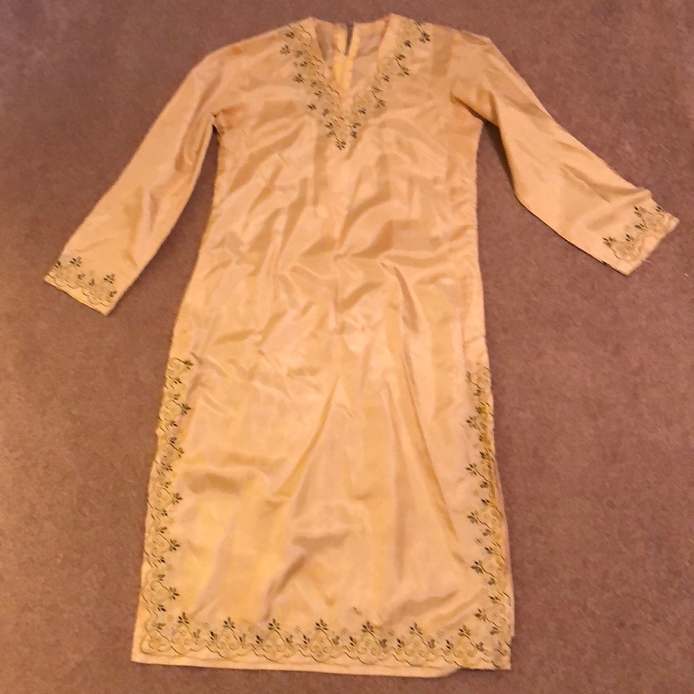 100% Indian silk shalwar kameez pajama set medium
